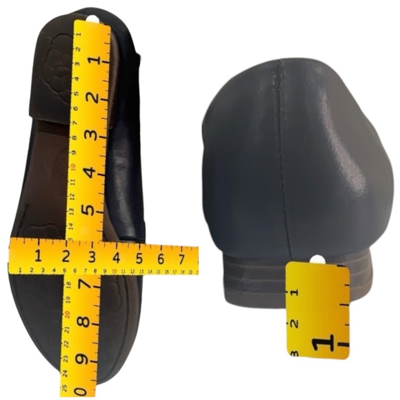 boc Navy Leather Comfort Flats Size 7.5 - Picture 9 of 9